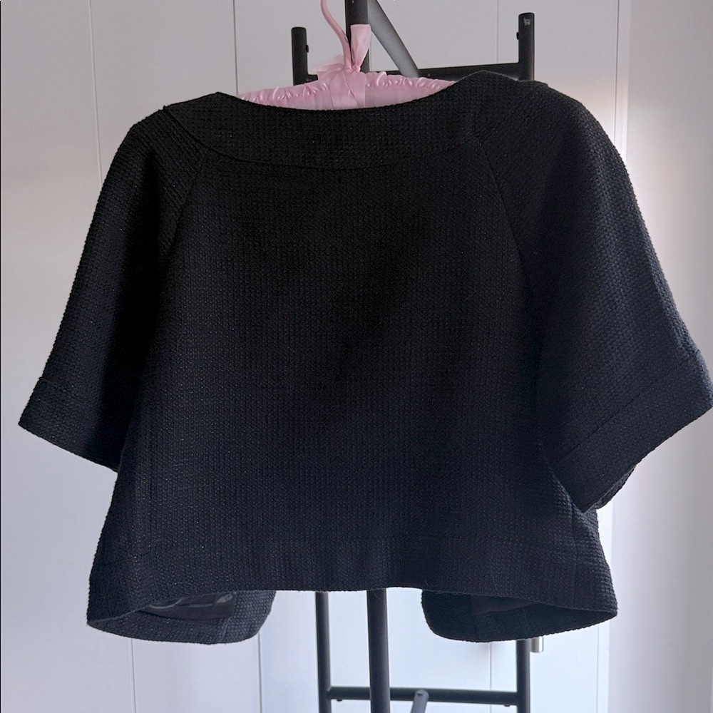 Vintage Look Mossimo Cropped Black Jacket size M - Picture 2 of 12